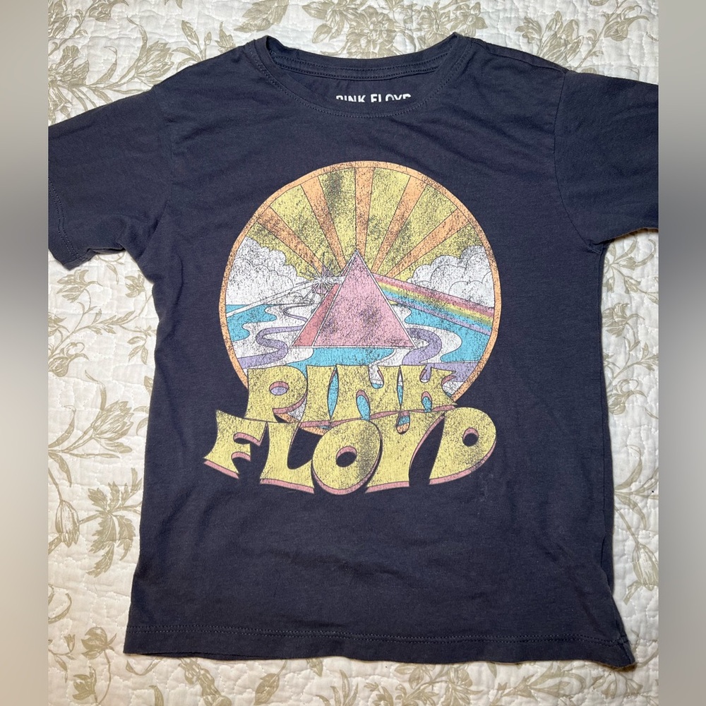 Baby Tee Crop Top Bundle, size small y2k Hollister Wild Fable Pink Floyd T Shirt - Picture 5 of 10